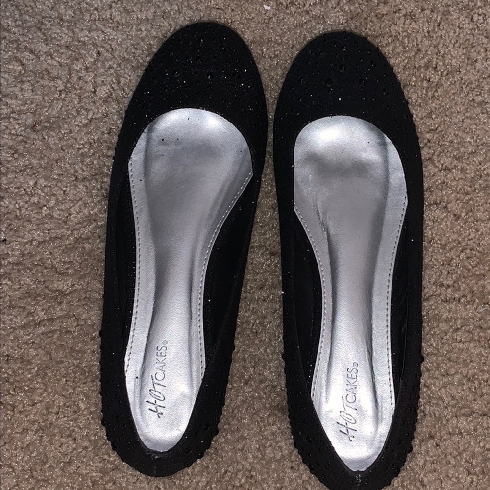 Black Jewel Flats
